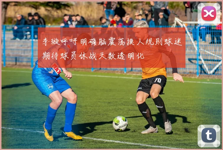 李璇呼吁明确脑震荡换人规则球迷期待球员休战天数透明化